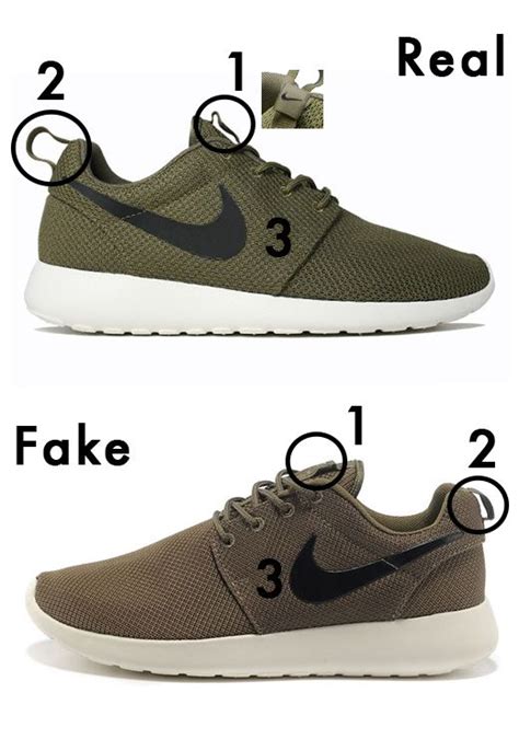 nike roshe run original vs fake|are real nikes real.